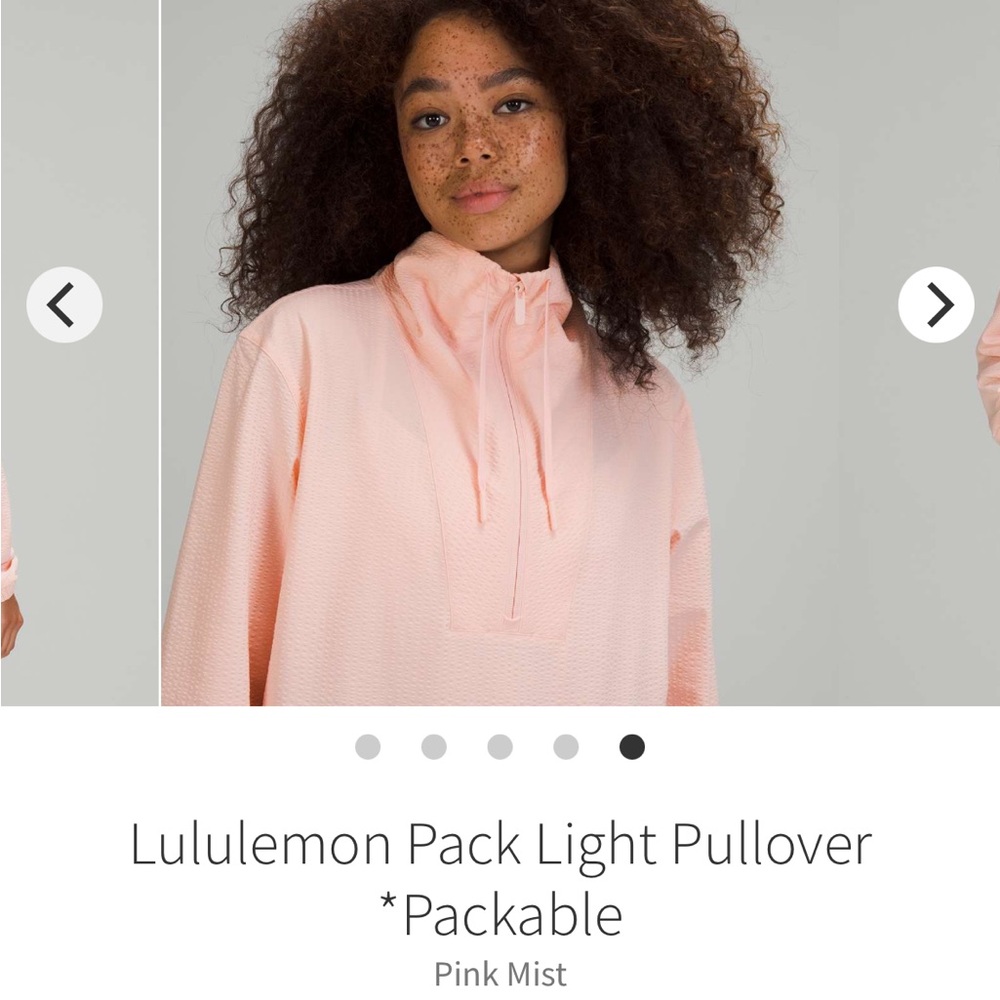 Lululemon Pack Light Pullover *Packable Pink Mist… - image 4